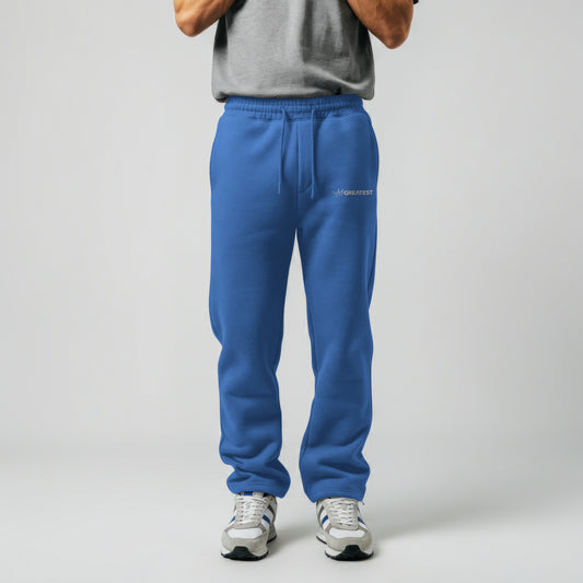 Blue Workouts Pants- Deep Ocean Track Pants