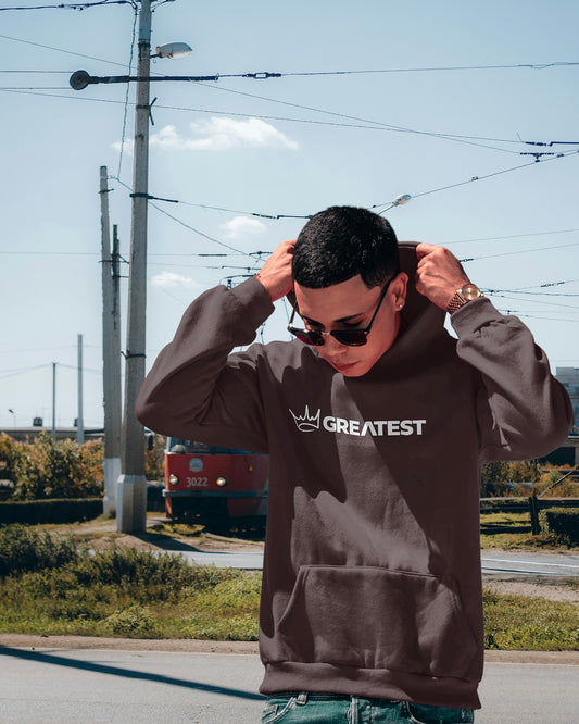 Brown Hoodie- Earthtone Drift